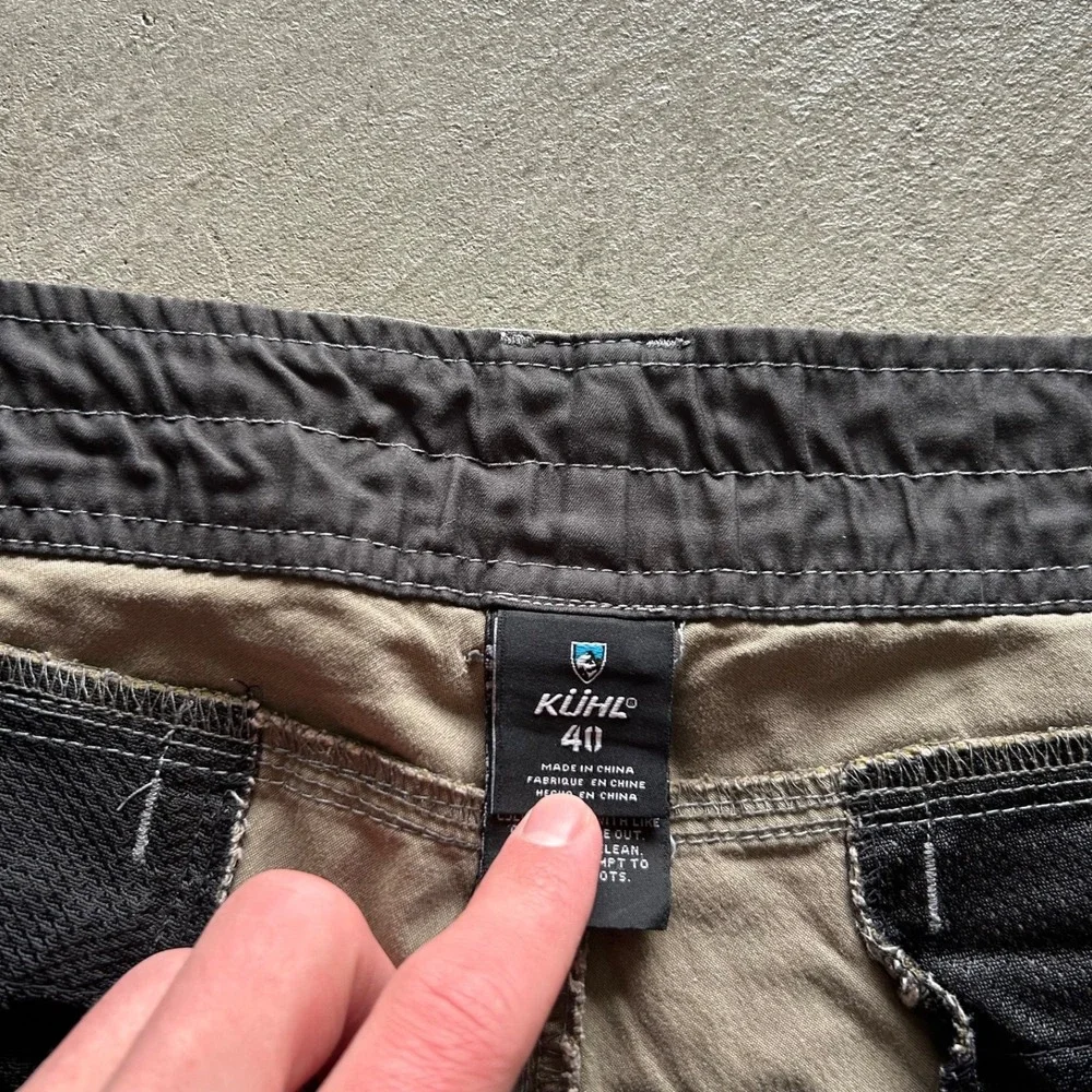 Kuhl Shorts Mens Size 40‎ Brown Vintage Patina Dye Hiking Outdoor Trail Cargo